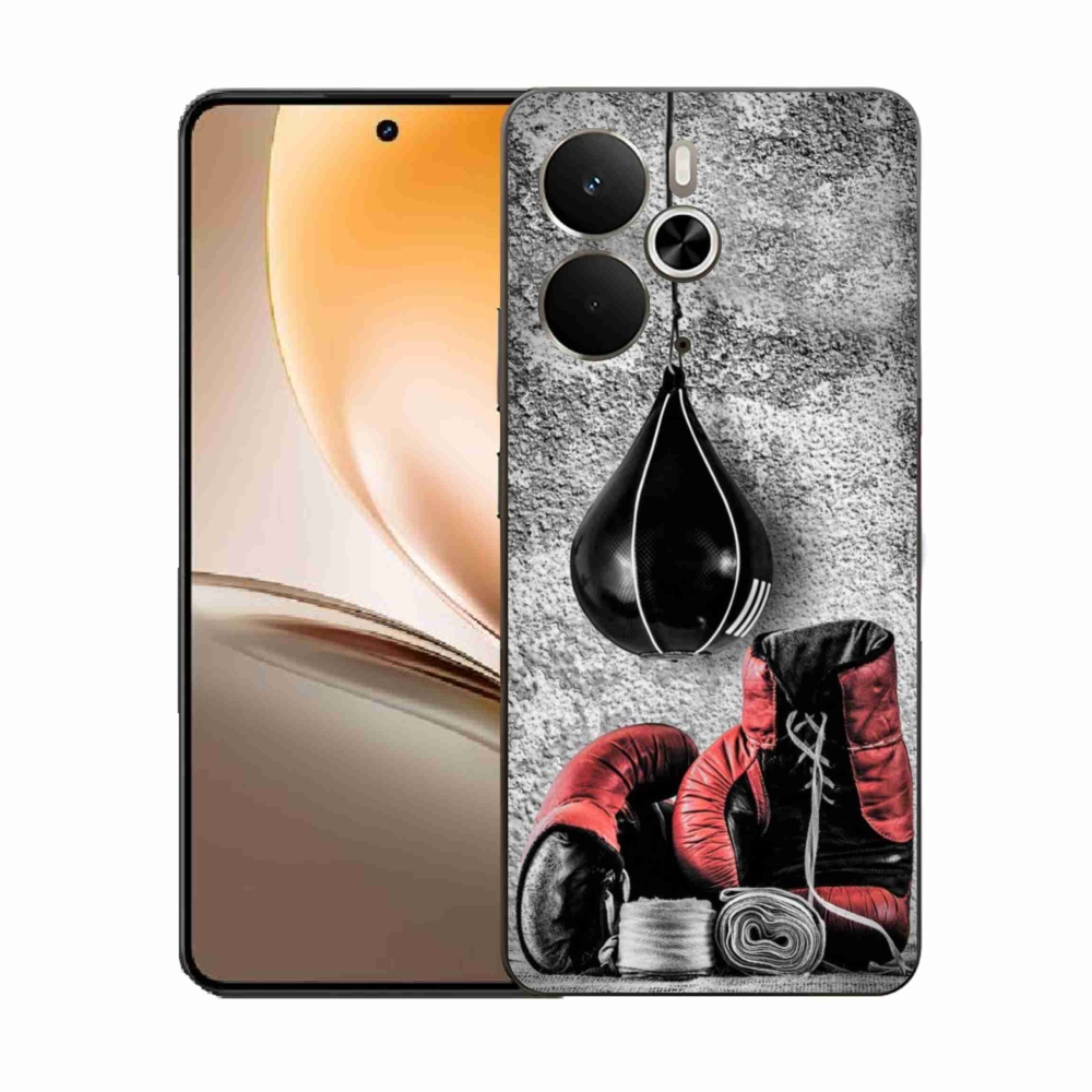 Zselés borítás mmCase a Realme 14 5G számára - bokszzsák és kesztyűk