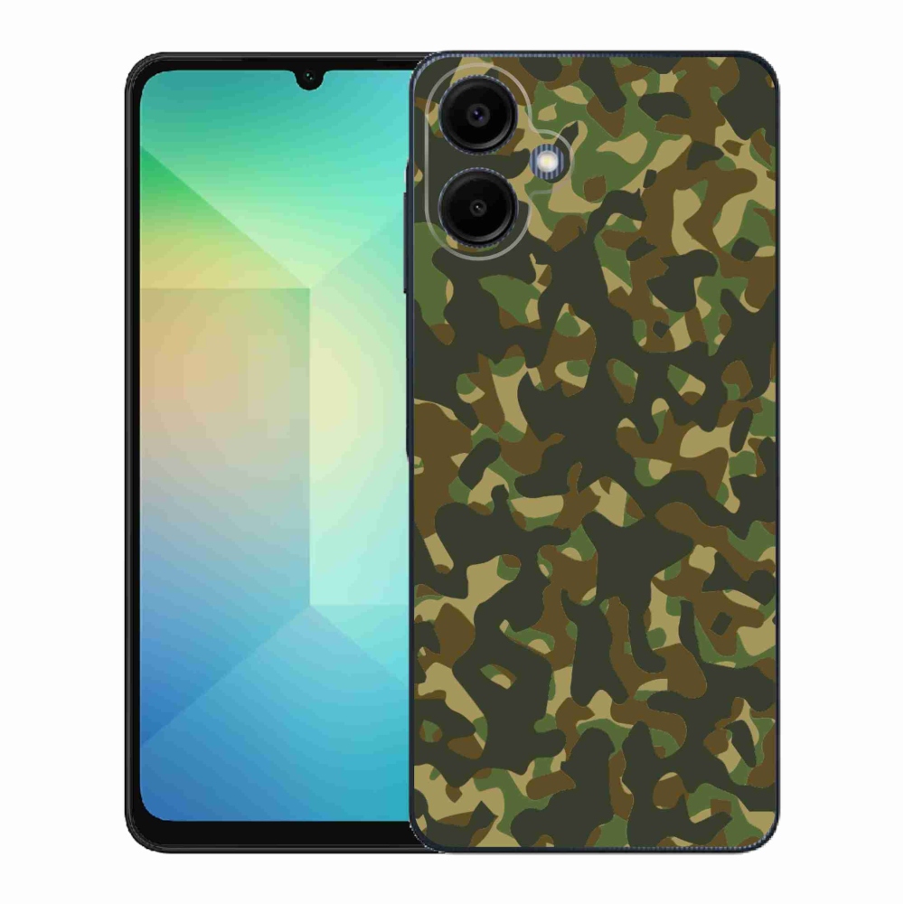 Gél védőhuzat mmCase Samsung Galaxy A06 4G - terepszínű mintázat 1