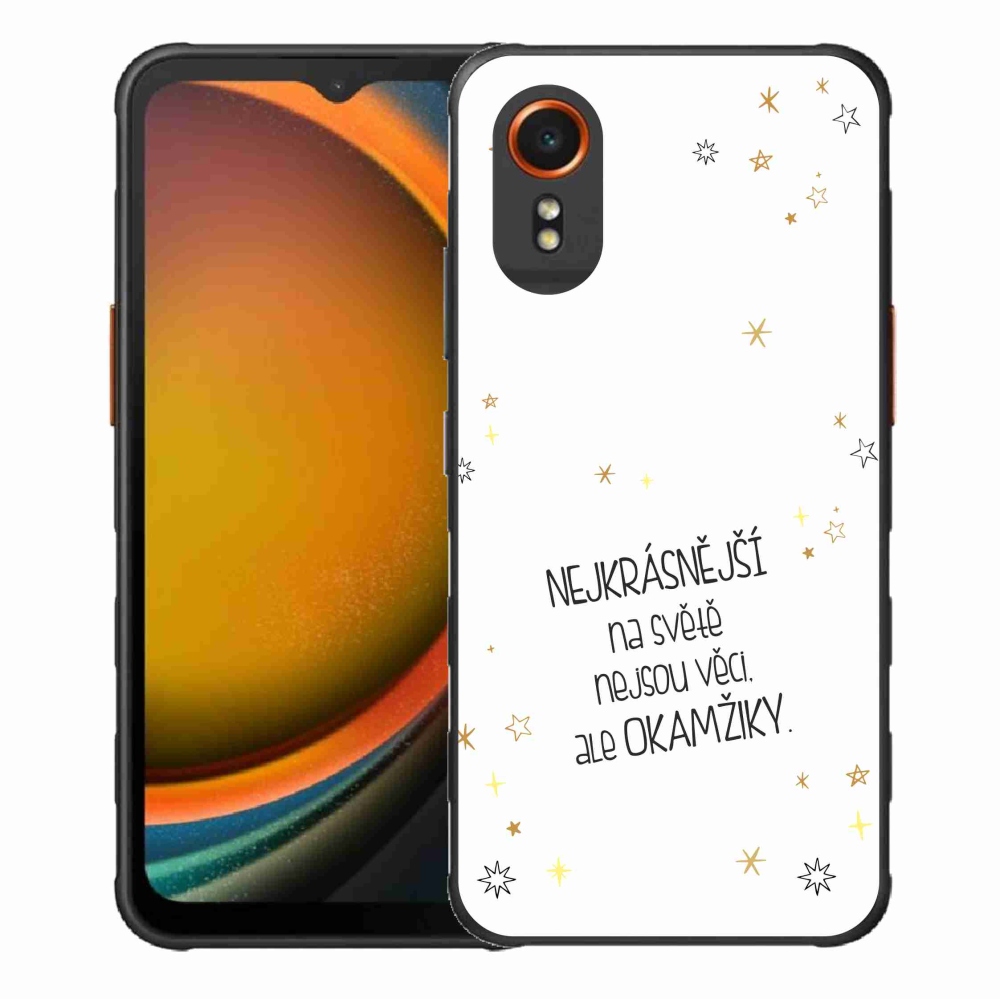 Gél borítás mmCase Samsung Galaxy Xcover 7 - idézem 4 fehér háttér