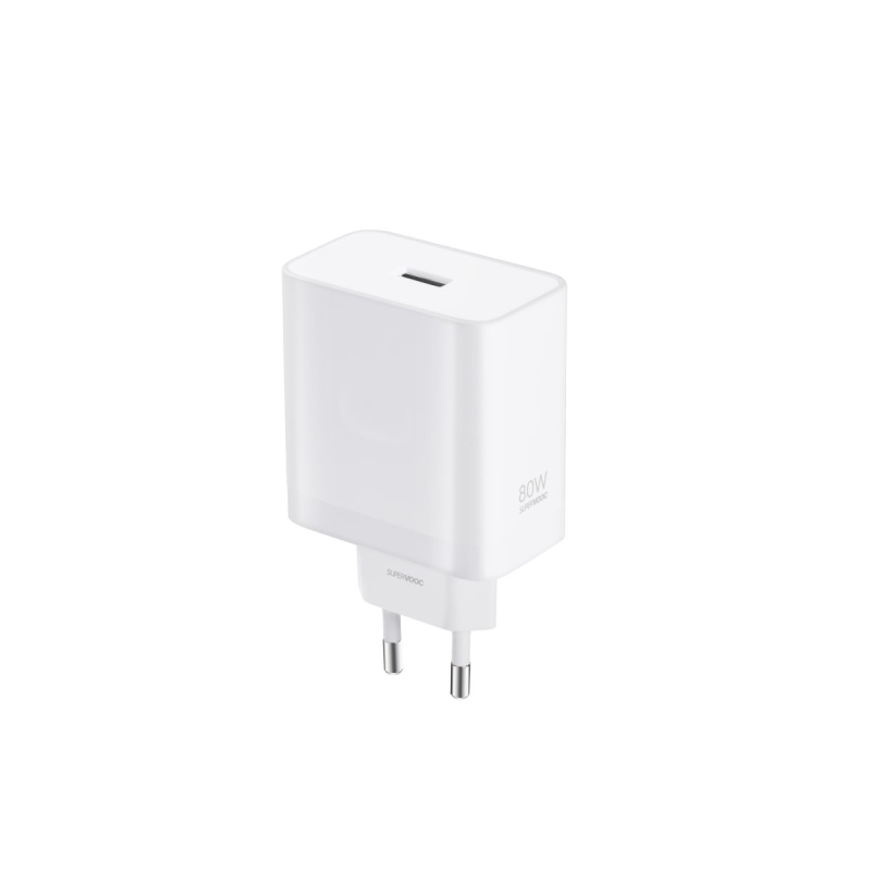 OnePlus SuperVOOC töltő 80W USB-A utazási töltő fehér