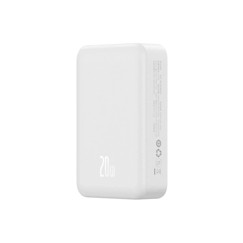 Baseus mágneses Powerbank 20000mAh 20W Fehér
