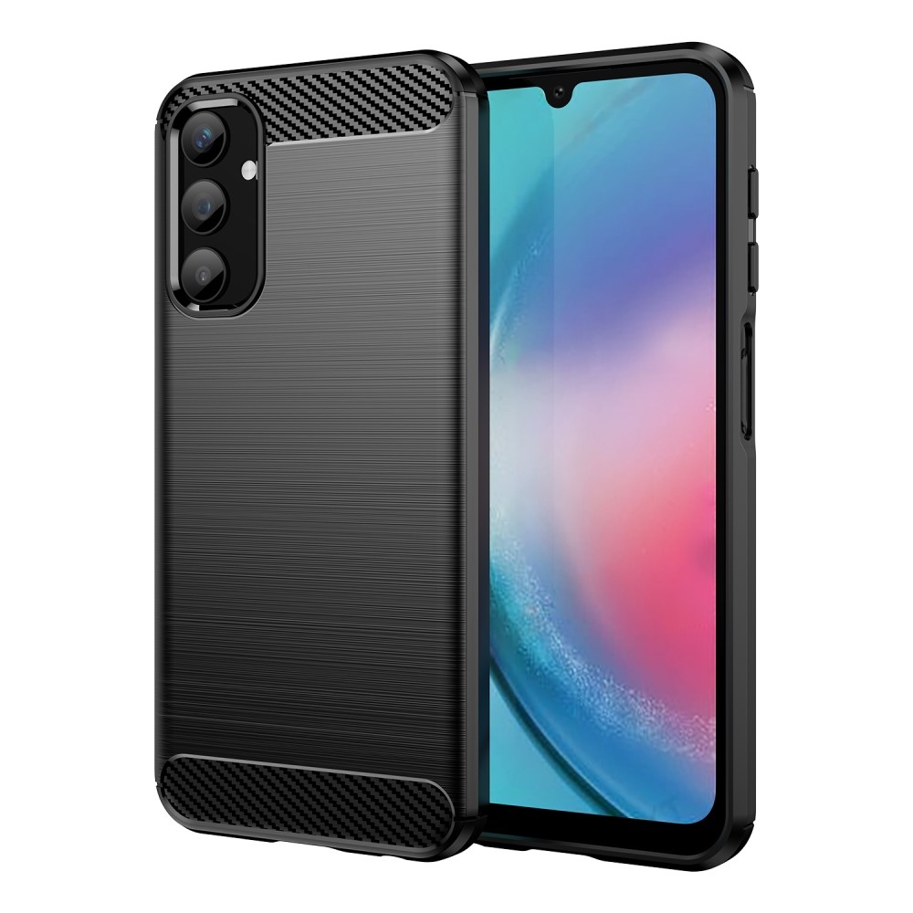 Szénálló zselés tok Samsung Galaxy A25 5G - fekete
