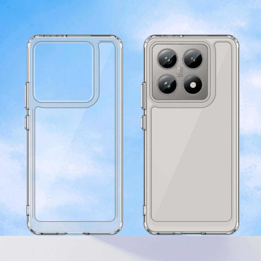 Gél tok fix hátlappal Xiaomi 14T/14T Pro készülékhez - átlátszó