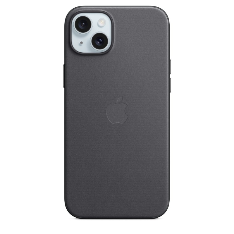 MT423ZM/A Apple FineWoven borítóval együtt. MagSafe iPhone 15 Plus-hoz Fekete