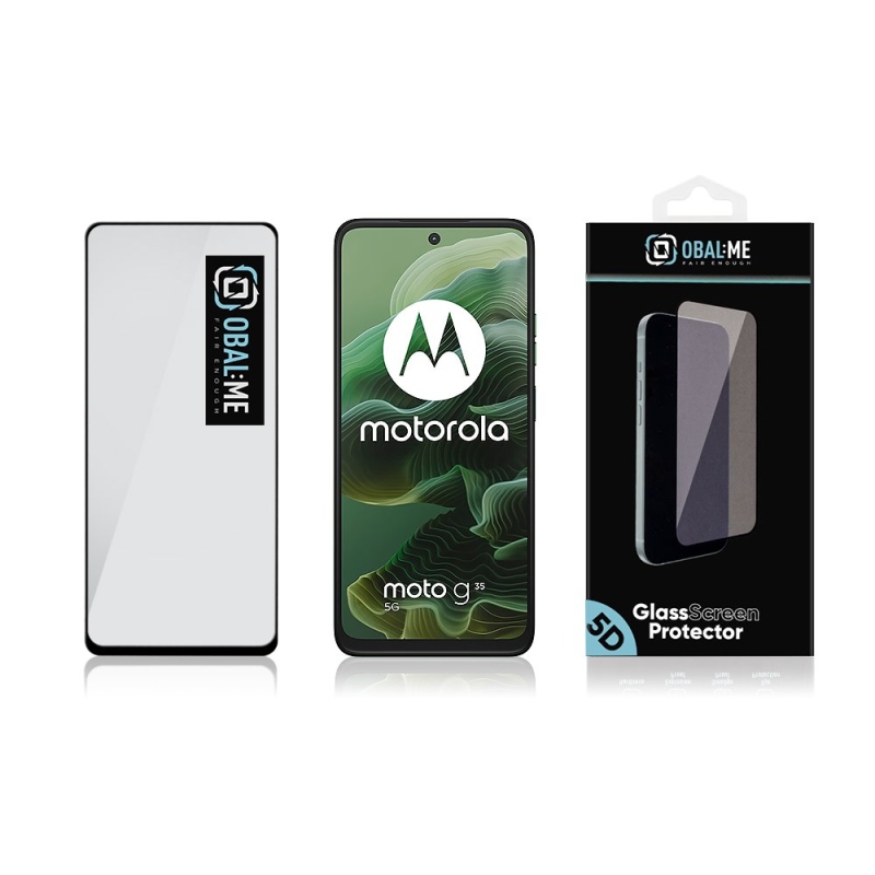 CSOMAG:ME 5D edzett üveg Motorola G35 Fekete