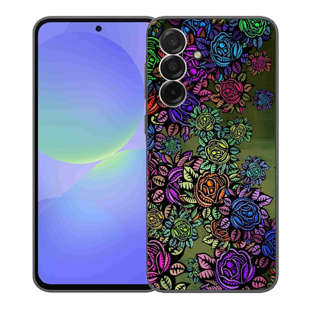 Gél borító mmCase Samsung Galaxy A36 5G - virágok 6