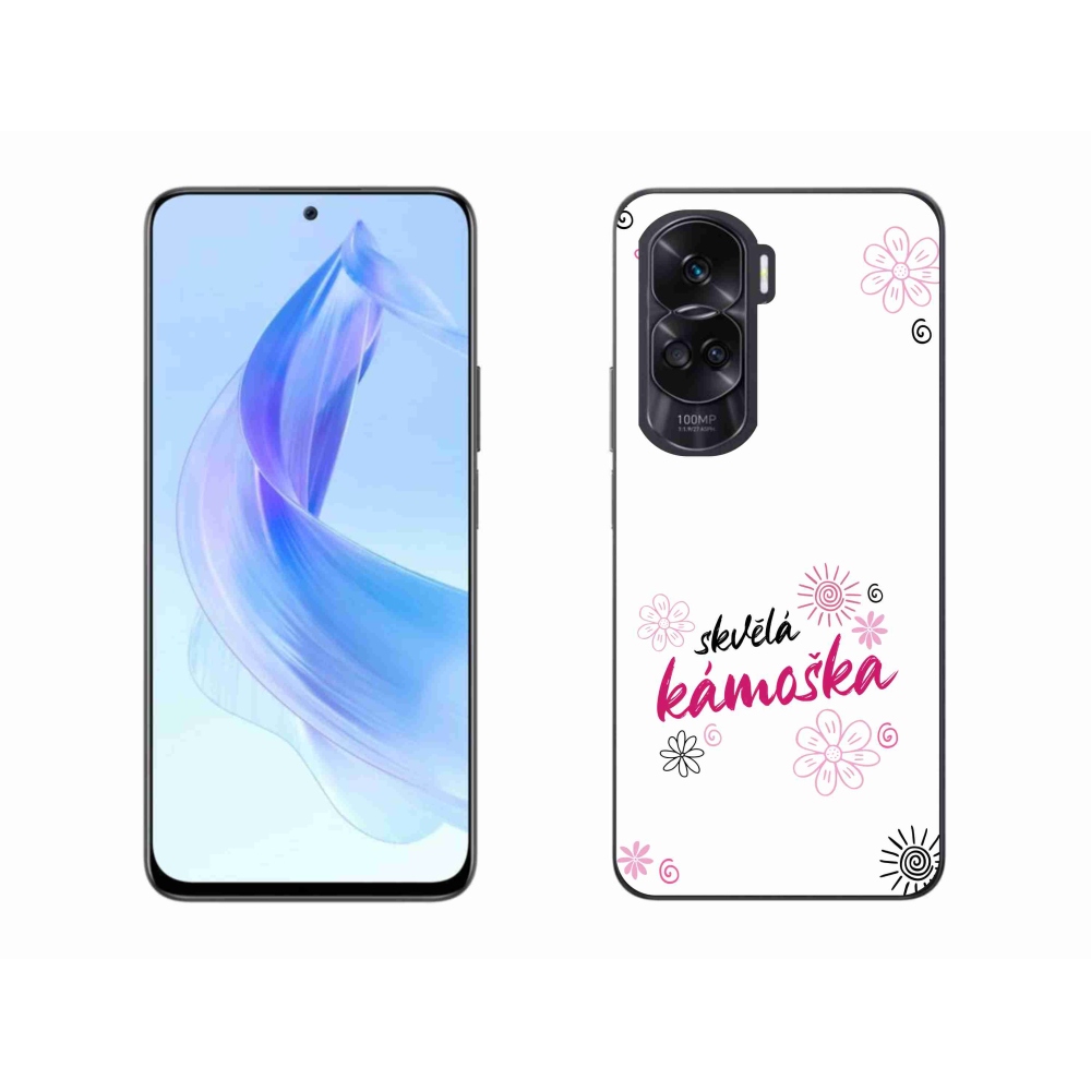 Gél borító mmCase a Honor 90 Lite-hoz - nagyszerű haver fehér háttérrel