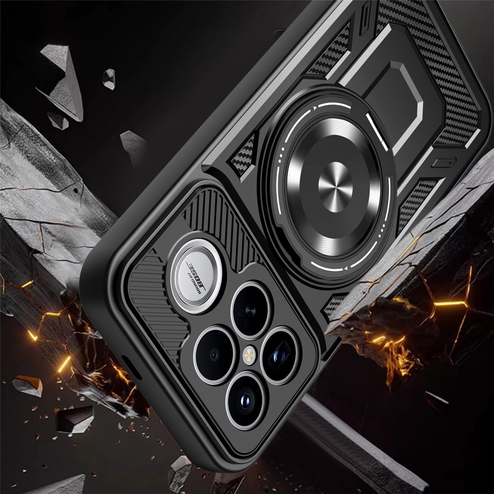 Robusztus, tartós burkolat MagSafe-vel a Xiaomi Poco F8 Ultra 5G-n - fekete