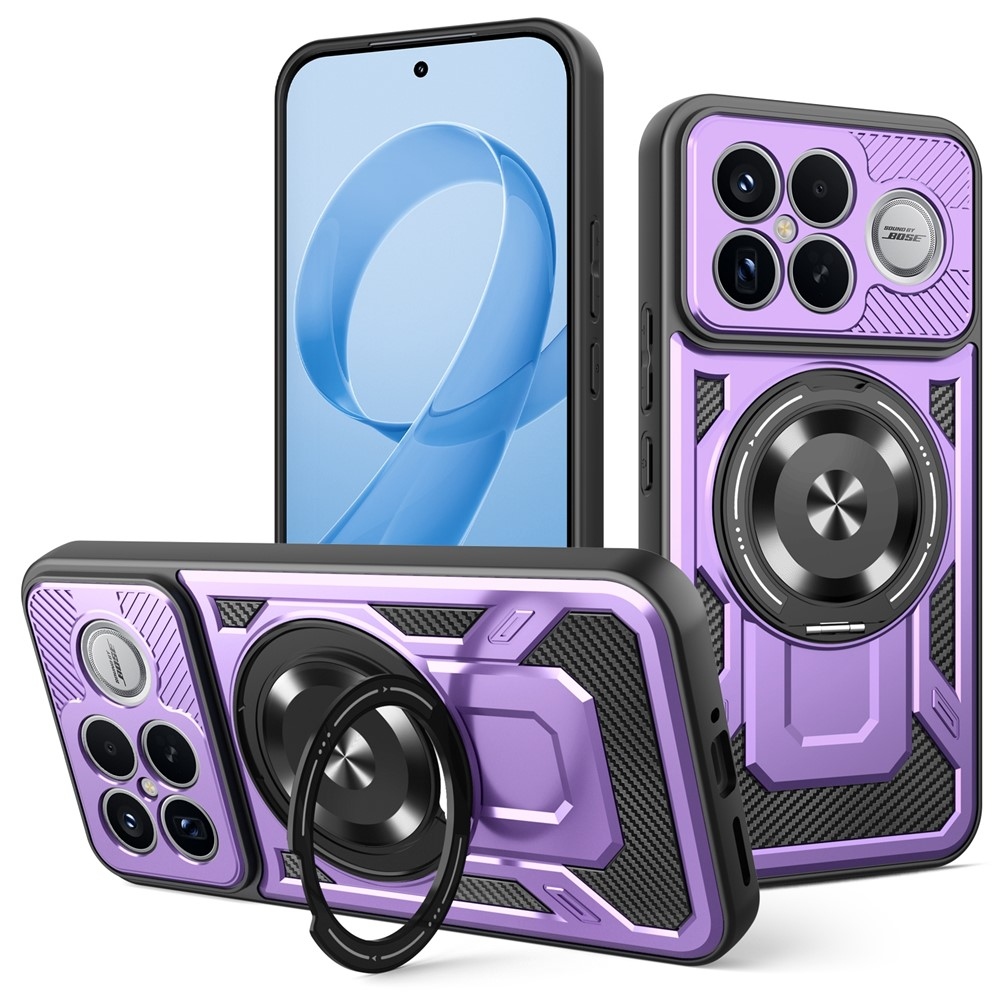 Robusztus, tartós borítás MagSafe-val a Xiaomi Poco F8 Ultra 5G-n - lila