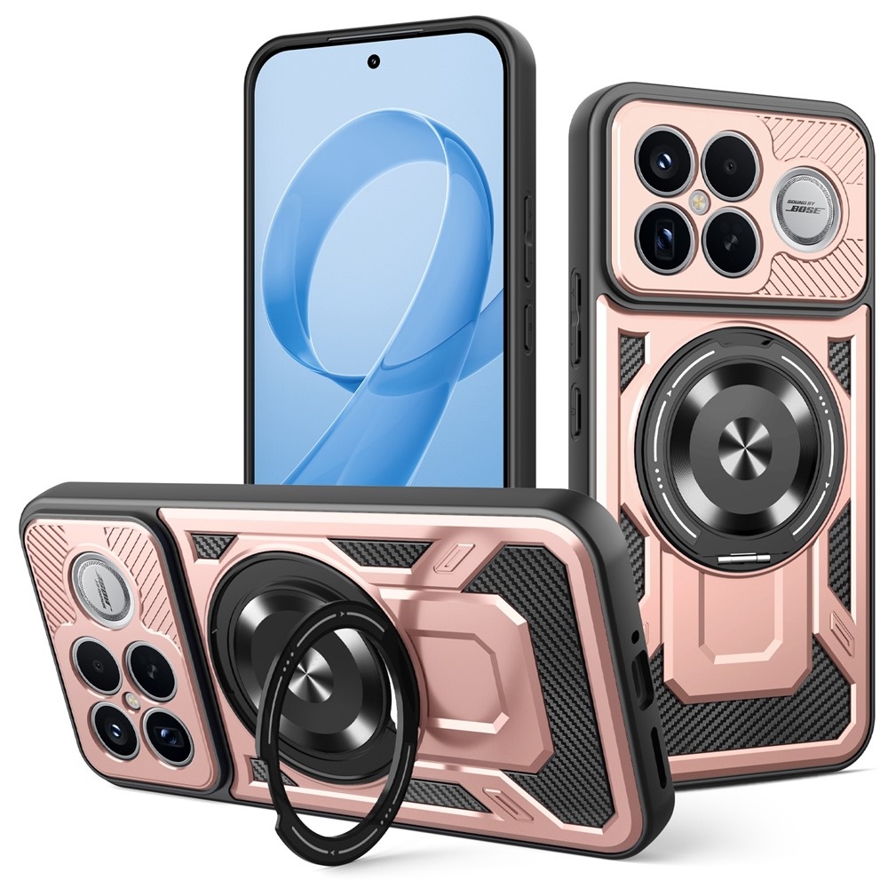 Robusztus, tartós burkolat MagSafe-val a Xiaomi Poco F8 Ultra 5G-n - rózsaarany színben