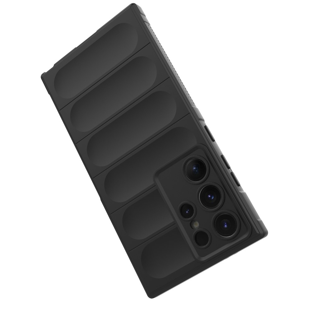 Rugg tartós zselés tok Samsung Galaxy S24 Ultra készülékhez - fekete
