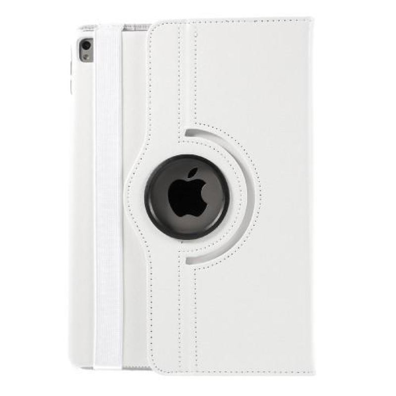 Forgatható PU bőr tok iPad Pro 9.7 készülékhez - fehér