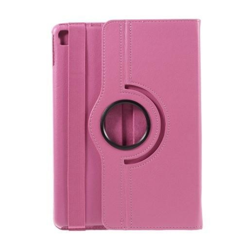 Forgatható PU bőr tok iPad Pro 9.7 készülékhez - rózsaszín