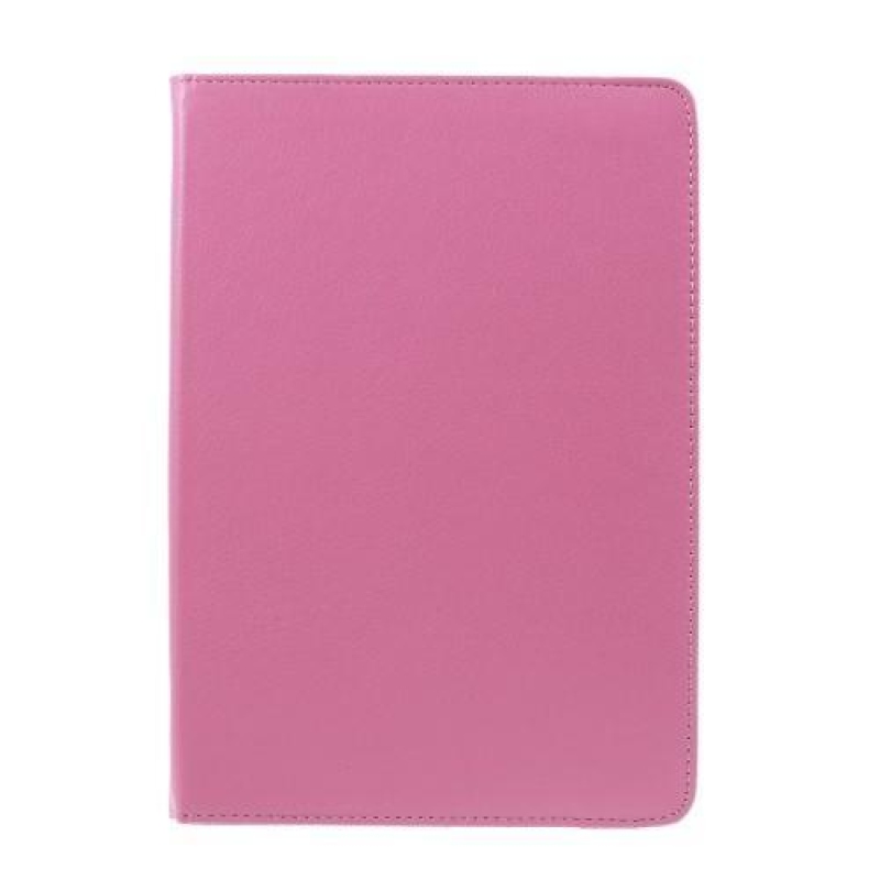 Forgatható PU bőr tok iPad Pro 9.7 készülékhez - rózsaszín