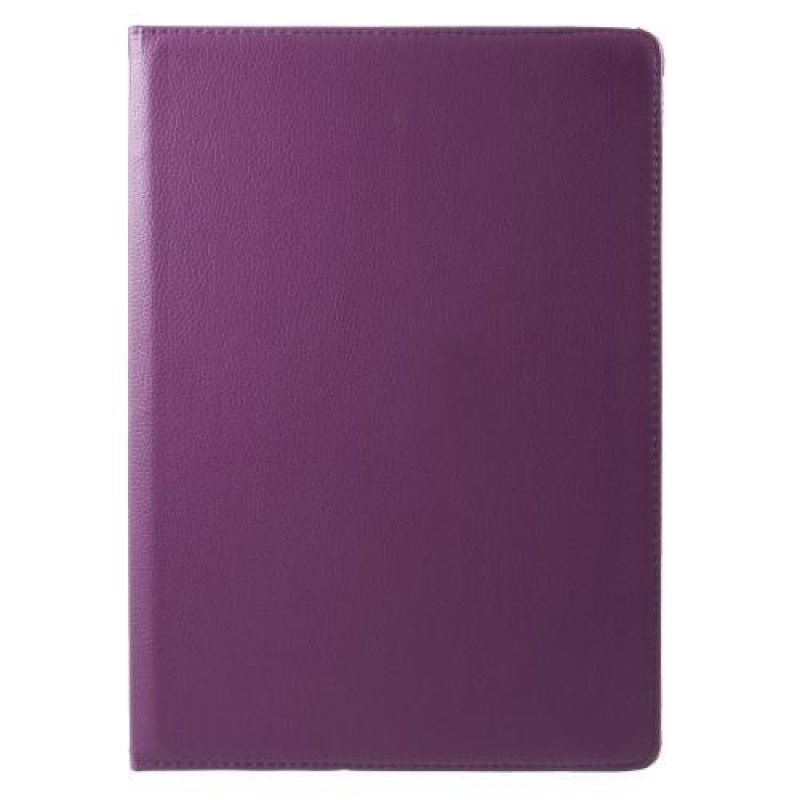 Rotary PU bőr tok forgatható rögzítéssel iPad Pro 12.9 (2017) - lila