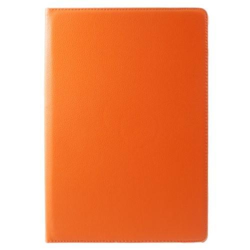 Rotary PU bőr tok forgatható rögzítéssel iPad Pro 12.9 (2017) - narancssárga