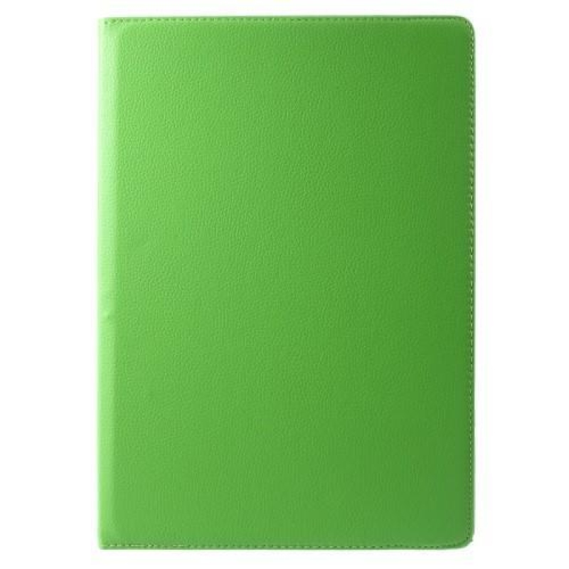 Rotary PU bőr tok forgatható rögzítéssel iPad Pro 12.9 (2017) - zöld színű
