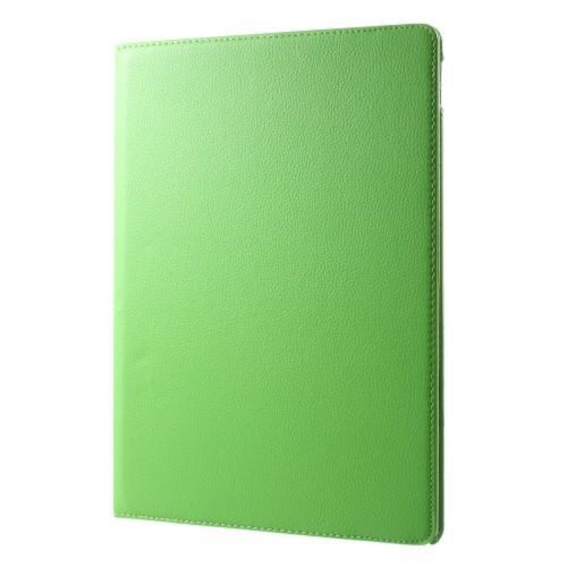 Rotary PU bőr tok forgatható rögzítéssel iPad Pro 12.9 (2017) - zöld színű