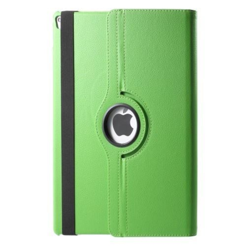 Rotary PU bőr tok forgatható rögzítéssel iPad Pro 12.9 (2017) - zöld színű