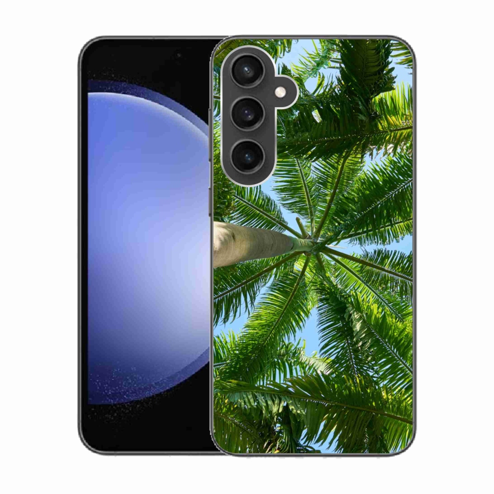 Gél borítás mmCase Samsung Galaxy S23 FE készülékhez - pálmafa