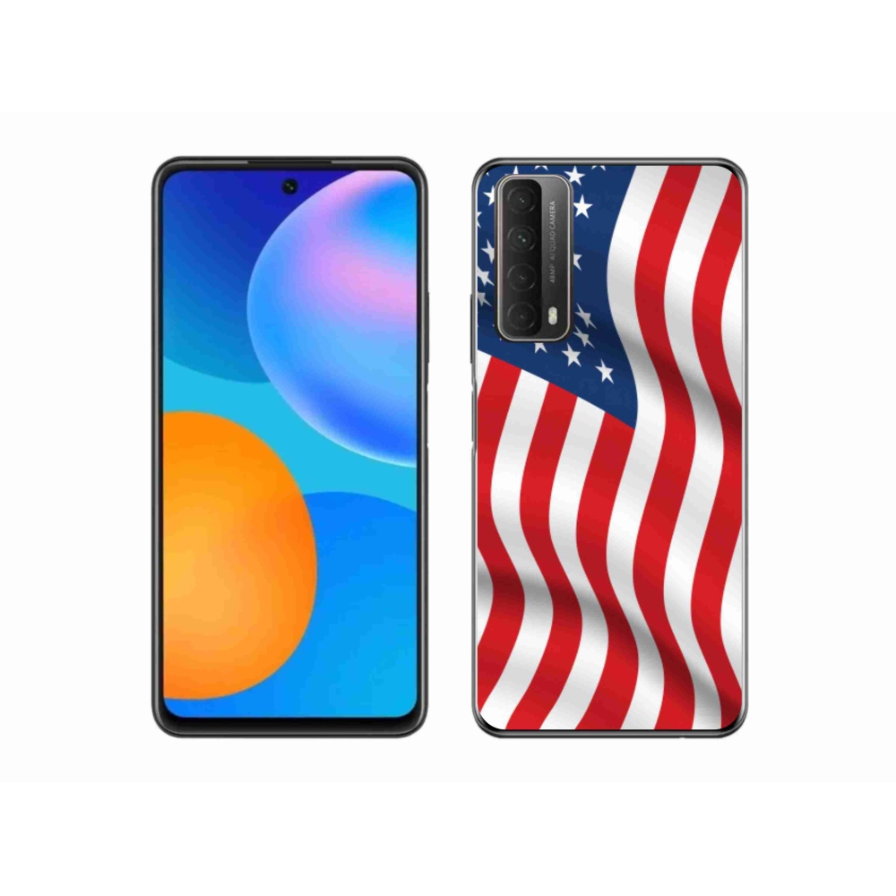 Gél borító mmCase a mobil Huawei P Smart (2021) - US flag