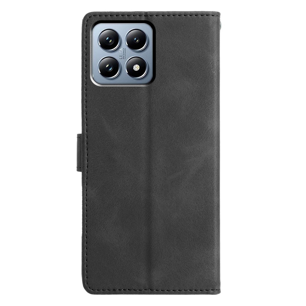 Háromszögek könyv tok Xiaomi 15T Pro-hoz - fekete