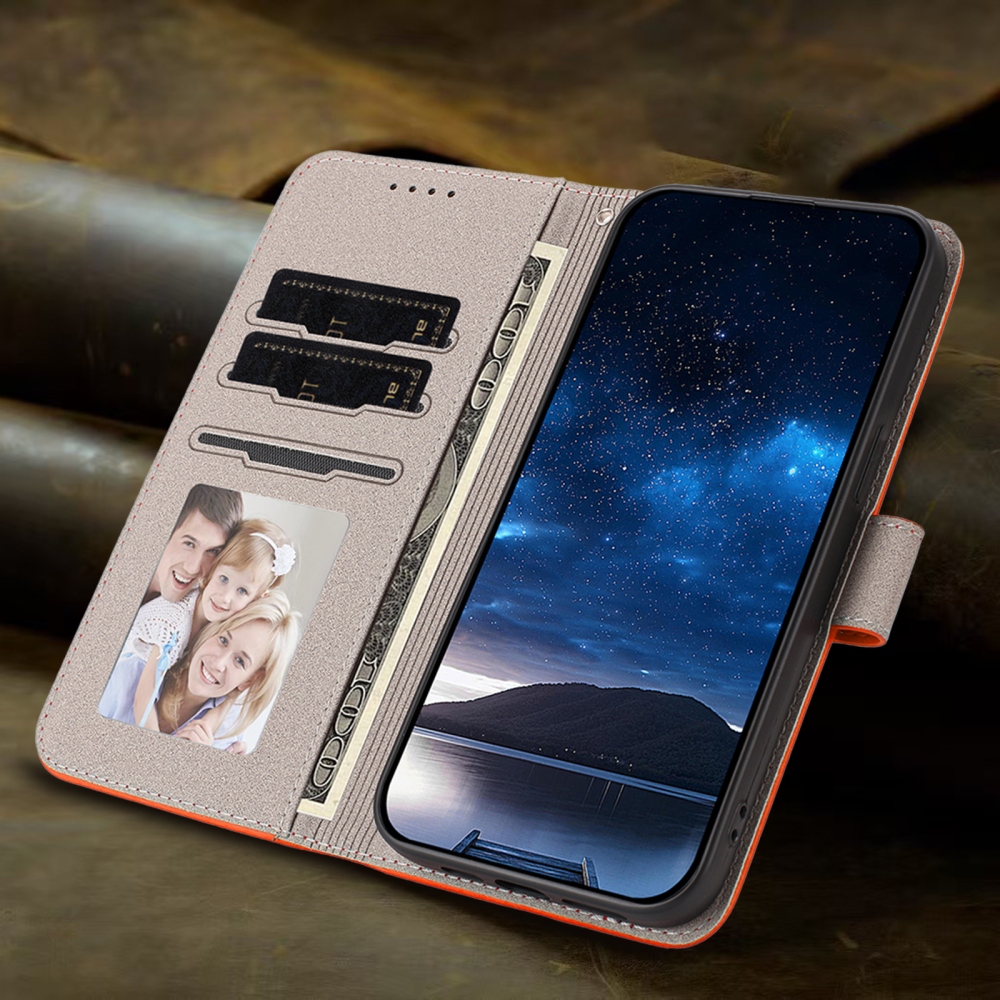 Snap book tok Samsung Galaxy A07 4G készülékhez - narancssárga