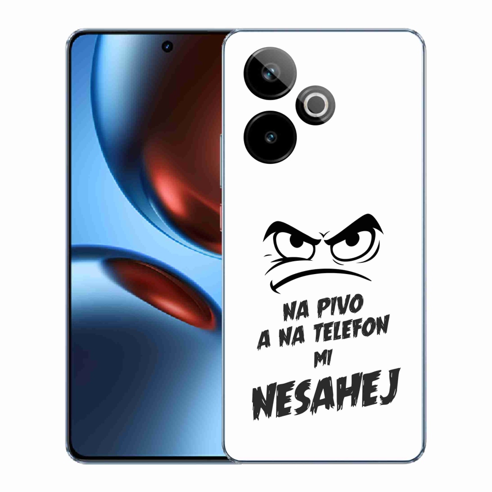 Rugalmas zselés tok mmCase képpel Realme GT 7 5G/GT 7T 5G - sör motívum 2 fehér háttérrel