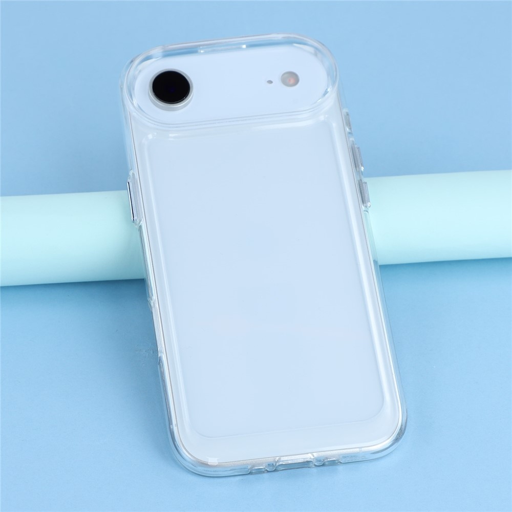 Gél tok fix hátlappal iPhone 17 Air készülékhez - átlátszó