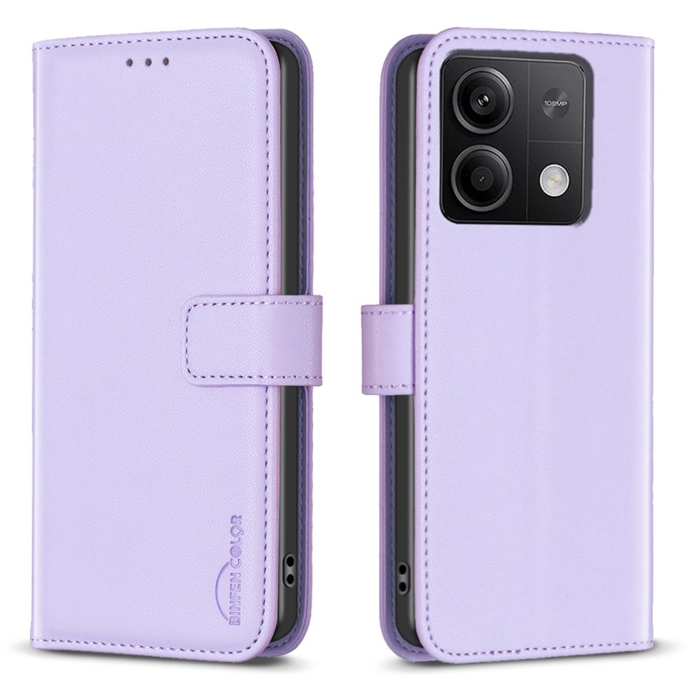 BNF könyvtáska Xiaomi Redmi Note 13 5G - világos lila