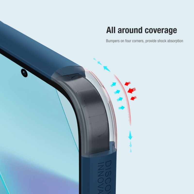 Nillkin Super Frosted PRO hátlap a Xiaomi Redmi Note 13 Pro+ 5G Fekete számára