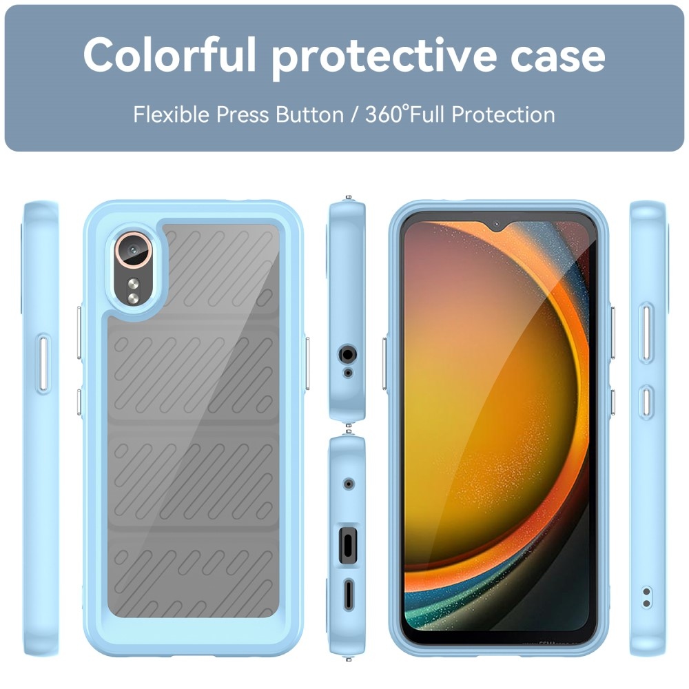 Gél tok fix hátlappal Samsung Galaxy Xcover 7 készülékhez - kék