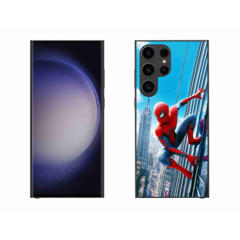 Gél borítás mmCase Samsung Galaxy S23 Ultra 5G - pókemberhez