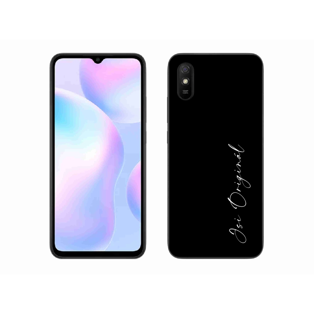 Gél borító mmCase a Xiaomi Redmi 9A - te vagy az eredeti fekete háttérrel