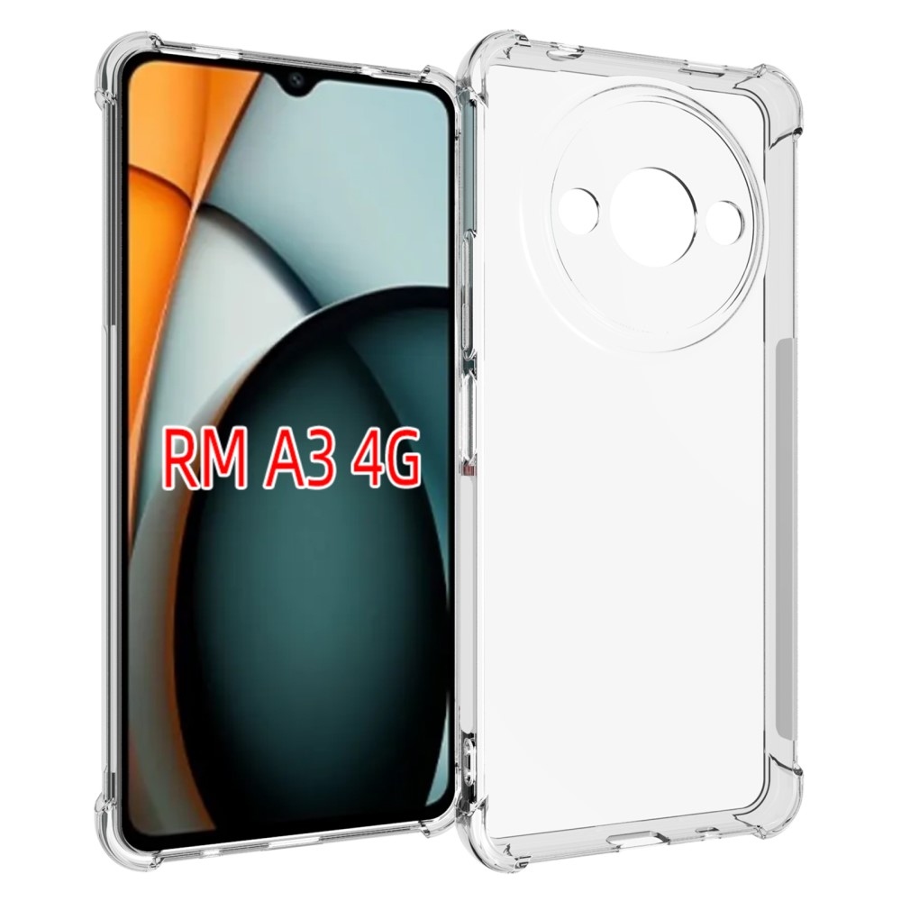 IDEWEI zselés tok megerősített sarkokkal Xiaomi Redmi A3-hoz - átlátszó
