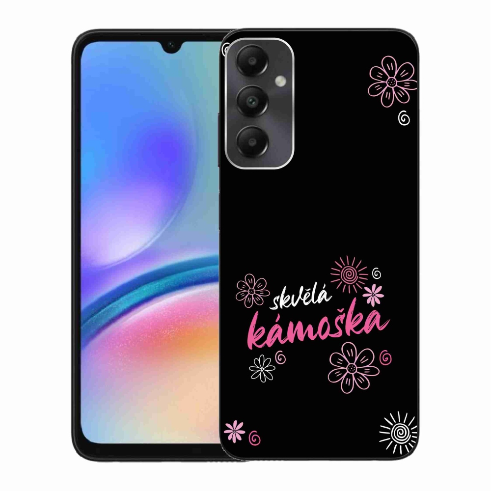 Gél borító mmCase Samsung Galaxy A05s - nagyszerű haver fekete háttérrel