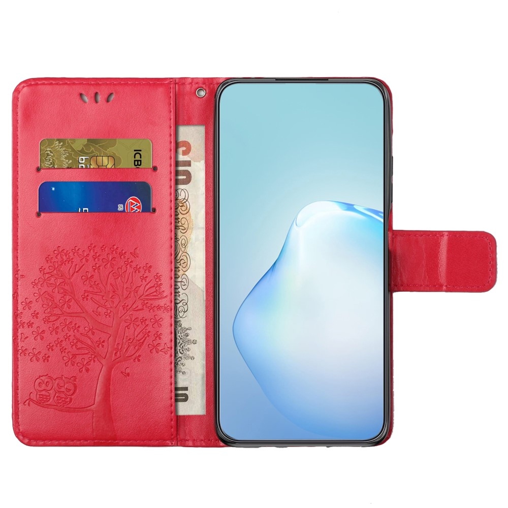 Fa könyv tok a Xiaomi Redmi 12 4G/5G készülékhez - piros