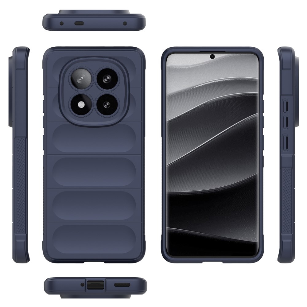 Rugg tartós zselés tok Xiaomi Redmi Note 14 Pro+ 5G - sötétkék