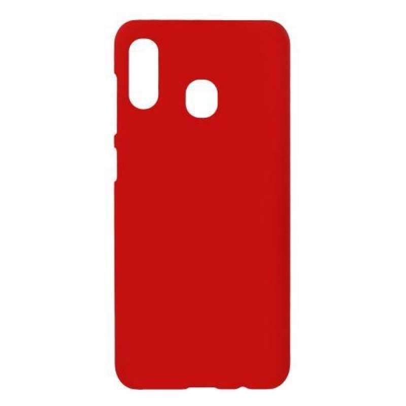 Gumi műanyag tok Samsung Galaxy A30 készülékhez - piros