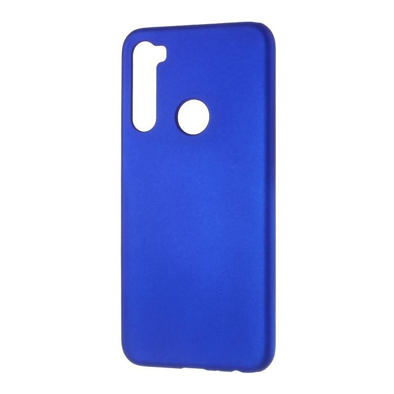 Gumi gumírozott műanyag borítás Xiaomi Redmi Note 8-hoz - sötétkék