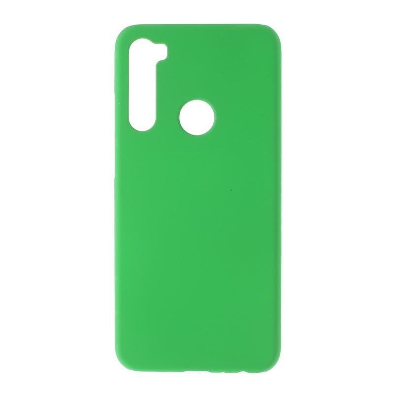Gumi gumírozott műanyag borítás Xiaomi Redmi Note 8-hoz - zöld