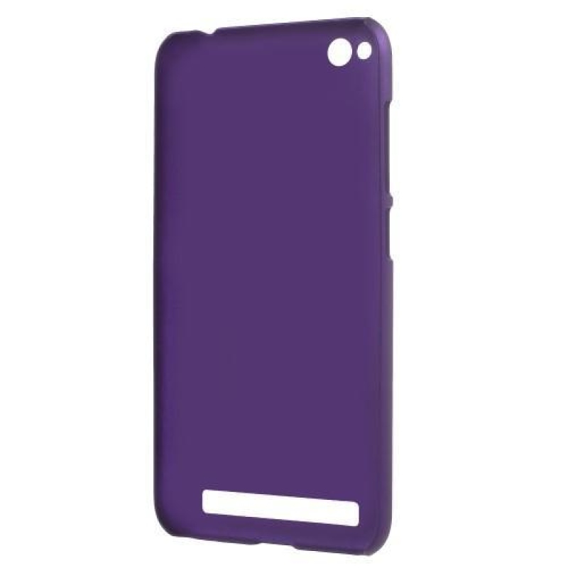 Rubbi gumírozott műanyag tok a Xiaomi Redmi 5A számára - lila