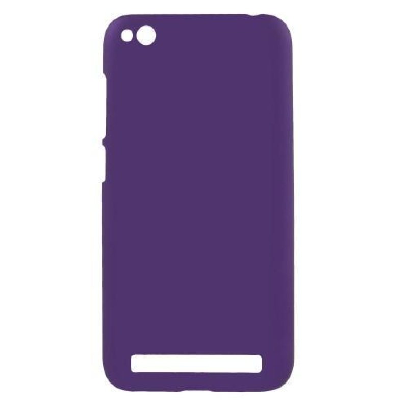 Rubbi gumírozott műanyag tok a Xiaomi Redmi 5A számára - lila