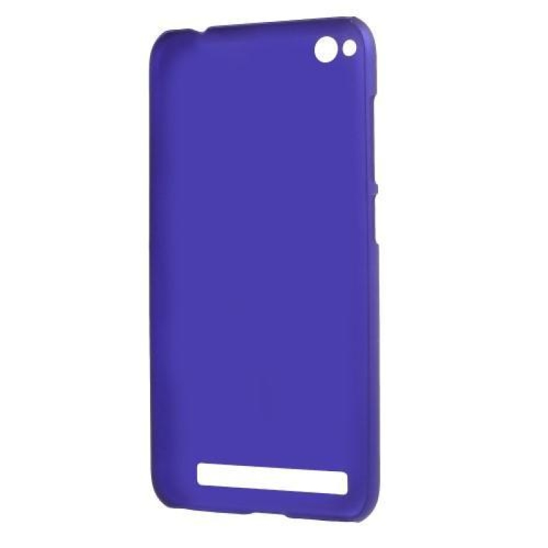 Rubbi gumírozott műanyag tok Xiaomi Redmi 5A-hoz - sötétkék