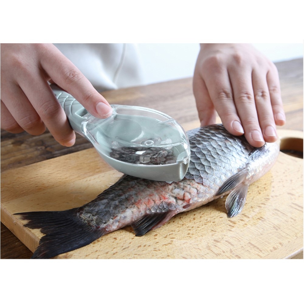 Kézi halpikkely eltávolító - zöld