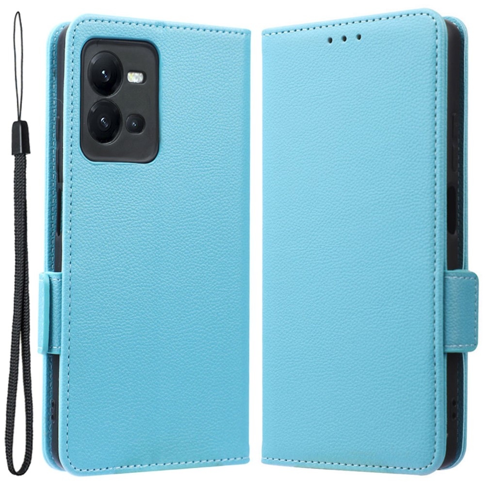 Tárcás könyv tok Vivo X80 Lite-hoz - világoskék