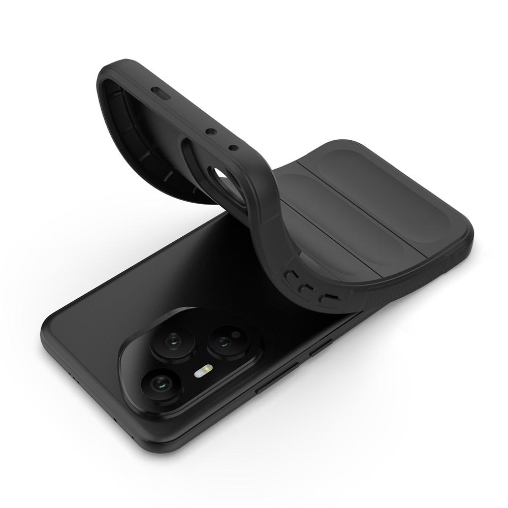 Rugg tartós zselés tok a Honor 400 Pro-hoz - fekete