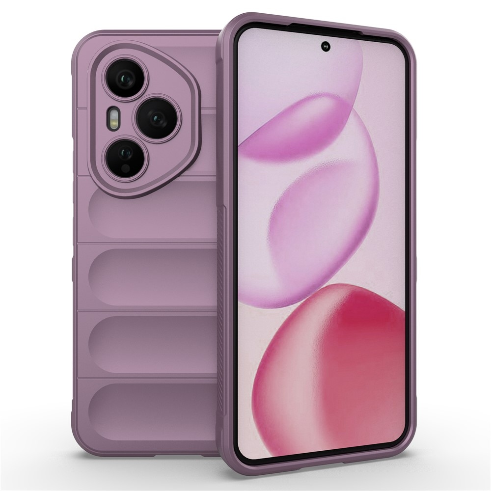 Rugg tartós zselés tok Honor 400 Pro-hoz - világos lila