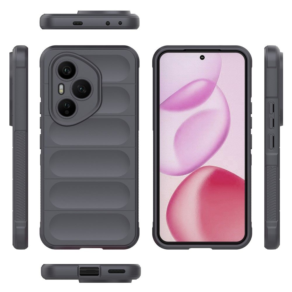 Rugg tartós zselés tok Honor 400 Pro-hoz - sötétszürke