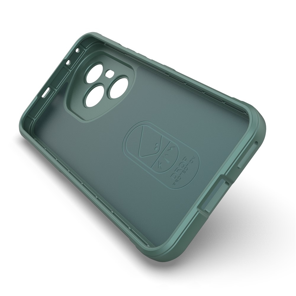 Rugg tartós zselés tok a Honor 400 Pro-hoz - zöld